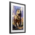 thumbnail image 2 of Stupell Industries Bohemian Fierce Horned Dinosaur Black Framed Print Under Glass, 14 x 20, by Creative Studio, 2 of 8