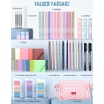thumbnail image 2 of Kit de anotaciones para libros Nicpro con funda para bolígrafos, rotuladores y bolígrafos, 2 of 7