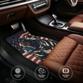 thumbnail image 6 of Vsdgher Patriotic Bulldog Art Car Foot Mat Set of 4 Pieces Universal Floor Liner Car Accessories Fits Most Cars, Trucks, Vans, sedans, SUV, 6 of 7