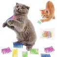 thumbnail image 4 of Resorte para gatos, resorte para gatos de 32 piezas, resorte en espiral de color, interacción con gatos, utilizado para morder gatos, saltar, cazar juegos activos, 4 of 7