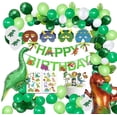 thumbnail image 1 of Dinosaur Birthday Decoration Set,garland And Dinosaur Balloons, 1 of 3