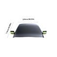 thumbnail image 3 of Magnetic Half Car Cover with UV Sunshade, Waterproof Polyester, Scratch-Free Magnets, Windshield Snow Protection, Fits Sedans and SUVs, 30x30 cm, Green/Orange, 3 of 6