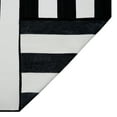 Better Homes & Gardens 7' x 10' Black and White Striped Outdoor Rug