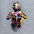 thumbnail image 5 of Wild Bobby Marilyn Monroe Watercolor Love Pop Culture Women Graphic Tee, Heather Grey, X-Large, 5 of 5