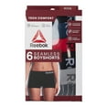thumbnail image 2 of Reebok Women's Underwear Seamless Boyshort Panties, 6-Pack, Sizes XS-3XL, 2 of 10