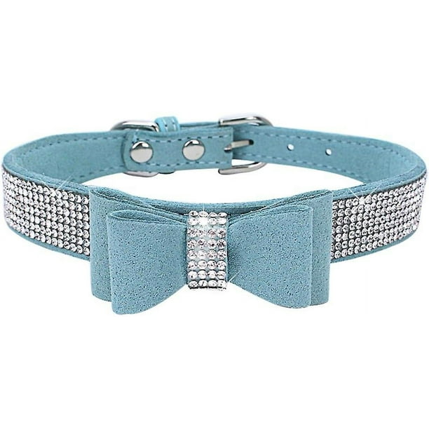 1 paquete de collar para perro con diamantes de imitación, lindo y deslumbrante collar con diamantes de imitación para perros, collar para perros y gatos con diamantes de cristal, collares para m