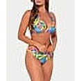 thumbnail image 3 of Printed Muse Halter Bikini Top Swimsuit, 3 of 6