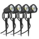 thumbnail image 1 of 4 Packs Garden Spot Lights Outdoor Landscape LED Lamp Pathway Yard Waterproof, 1 of 5