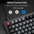 thumbnail image 2 of Teclado mecánico Keychron V1 8K 75% con cable, switches marrones, RGB, 2 of 9