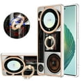 thumbnail image 3 of Electroplate Case For Honor X9a 5G/Magic5 Lite 5G,Kickstand IMD 2.0mm Soft TPU Phone Case, 3 of 5