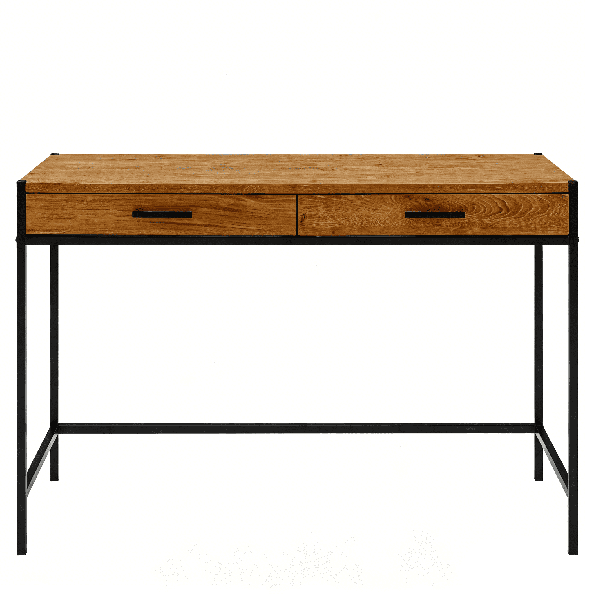 Caffoz 2 Drawer Writing Desk, Mahogany Brown