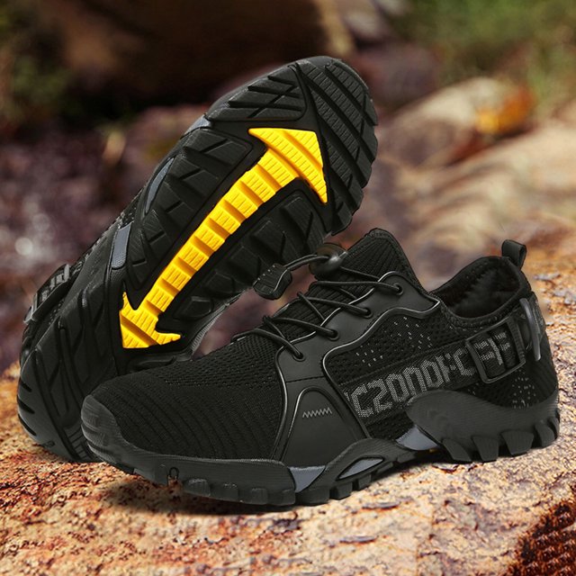 Zapatos de senderismo Zapatillas de entrenamiento antideslizantes Circulación de aire transpirable para hombres Mujeres Hugtrwg Para estrenar