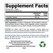 Best Naturals L-Carnitine 500 MG Capsules, 90 Ct