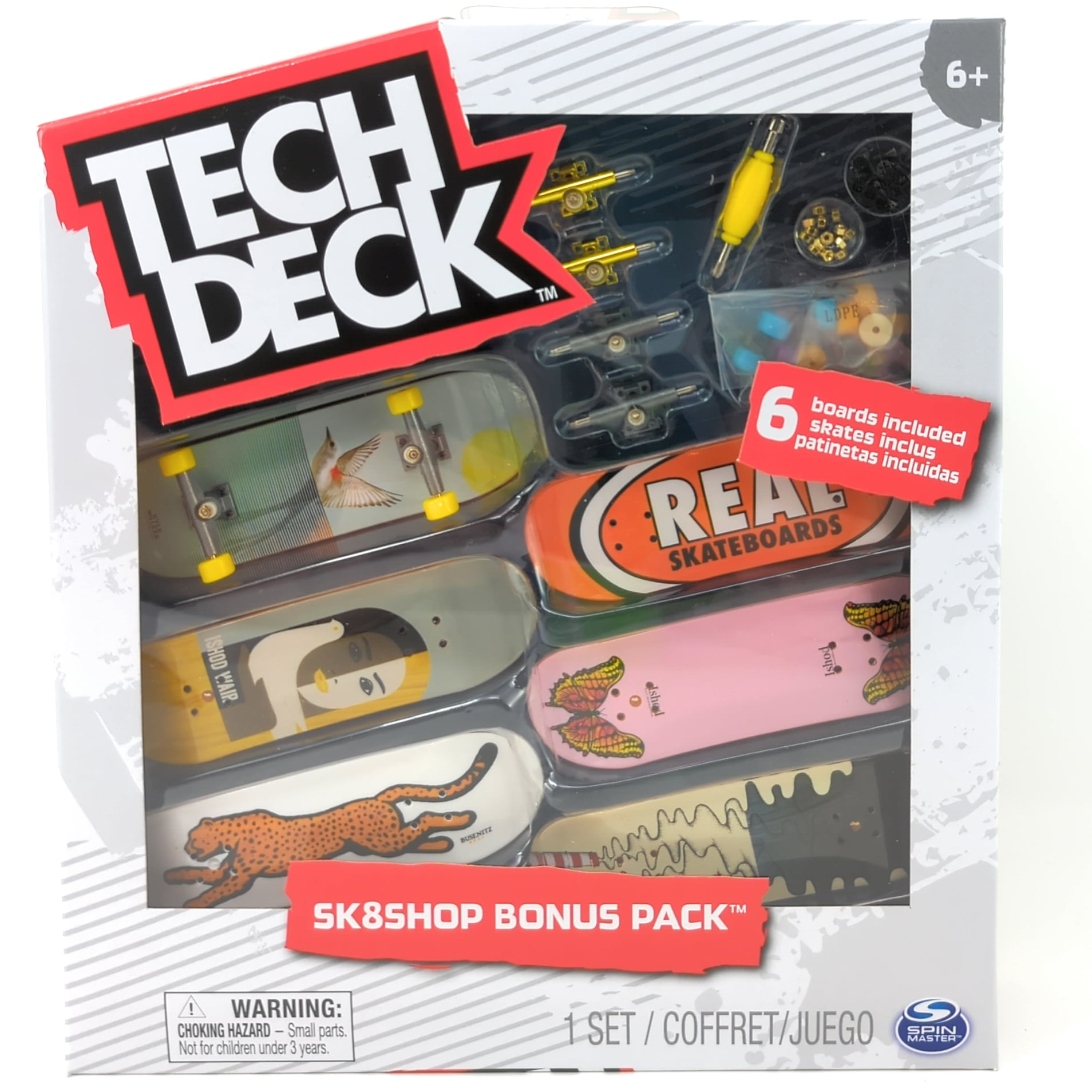 Tech Deck Real Skateboards Bonus Pack 2022 Series