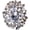 Gold Vintage Flower, variant on Tarien Vintage Crystal Flower Bouquet Brooch, Large Multicolor Floral Lapel Pin for Suits, Coats & Handbags – Formal Party Accessory for Adults