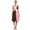Pink&Brown, variant on Aislor Womens Color Block Sleeveless Asymmetrical Hem Dress Dancewear A Brown&Green M