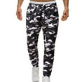 thumbnail image 2 of Cargo Sweatpants For Men Cargo Pant With Stretch Camouflage Print White S, 2 of 5