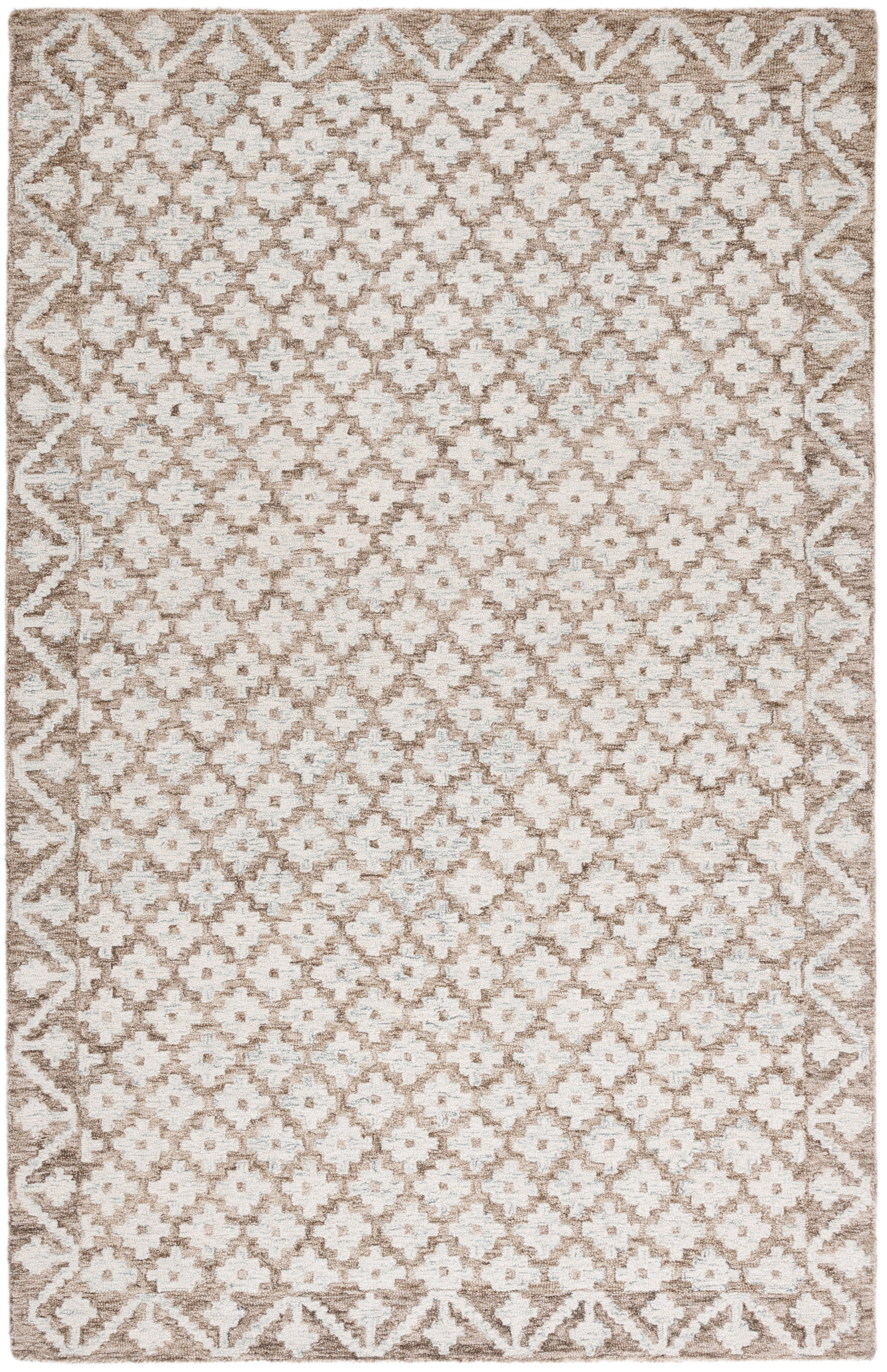Safavieh Metro Frigg Floral Area Rug, Beige/Sage, 6' x 9'