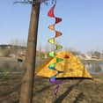 thumbnail image 4 of ShenMo 2 Pc Colorful Spiral Windmill Tent Wind Spinner For Garden Home Decorations (Color), 4 of 5