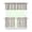 White-33, variant on Boho Style Kitchen Curtains Set Nordic Tribal Pattern Valance and Tier Set Light Filtering Rustic Artistic Aesthetic Rod Pocket Curtains for Living Room