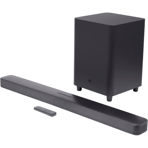 JBL Bar 5.1 - Soundbar with Built-in Virtual Surround, 4K and 10" Wireless Subwoofer Black (Sold without manufacturer warranty)