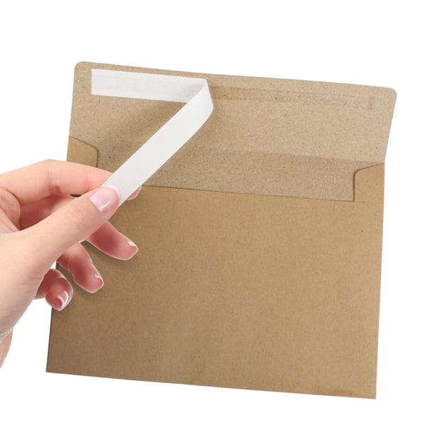 50 Sobres De Papel Kraft Empaquetados, Sobres A7, Sobres De Invitación Imprimibles, Sobres De 5 X 7, Adecuados Para Bodas, Invitaciones, Fotos, Postales, Tarjetas De Felicitación, Correos
