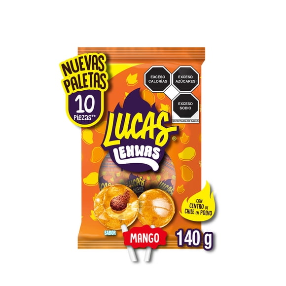 PALETA DE CARAMELO LUCAS LENWAS MANGO