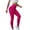 Hot Pink, variant on qolati Leggings for Women High Waisted Tummy Control Sports Fitness Workout Yoga Pants Scrunch Butt Lifting Buttery Soft Athletic Gym Tights
