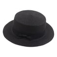 thumbnail image 1 of WEIYLL Chapeau de Soleil pour Femmes Robe de Douche Pare-Soleil Mariage Grand Fleur Protection Solaire Plage Haut Plat Rétro, 1 of 3