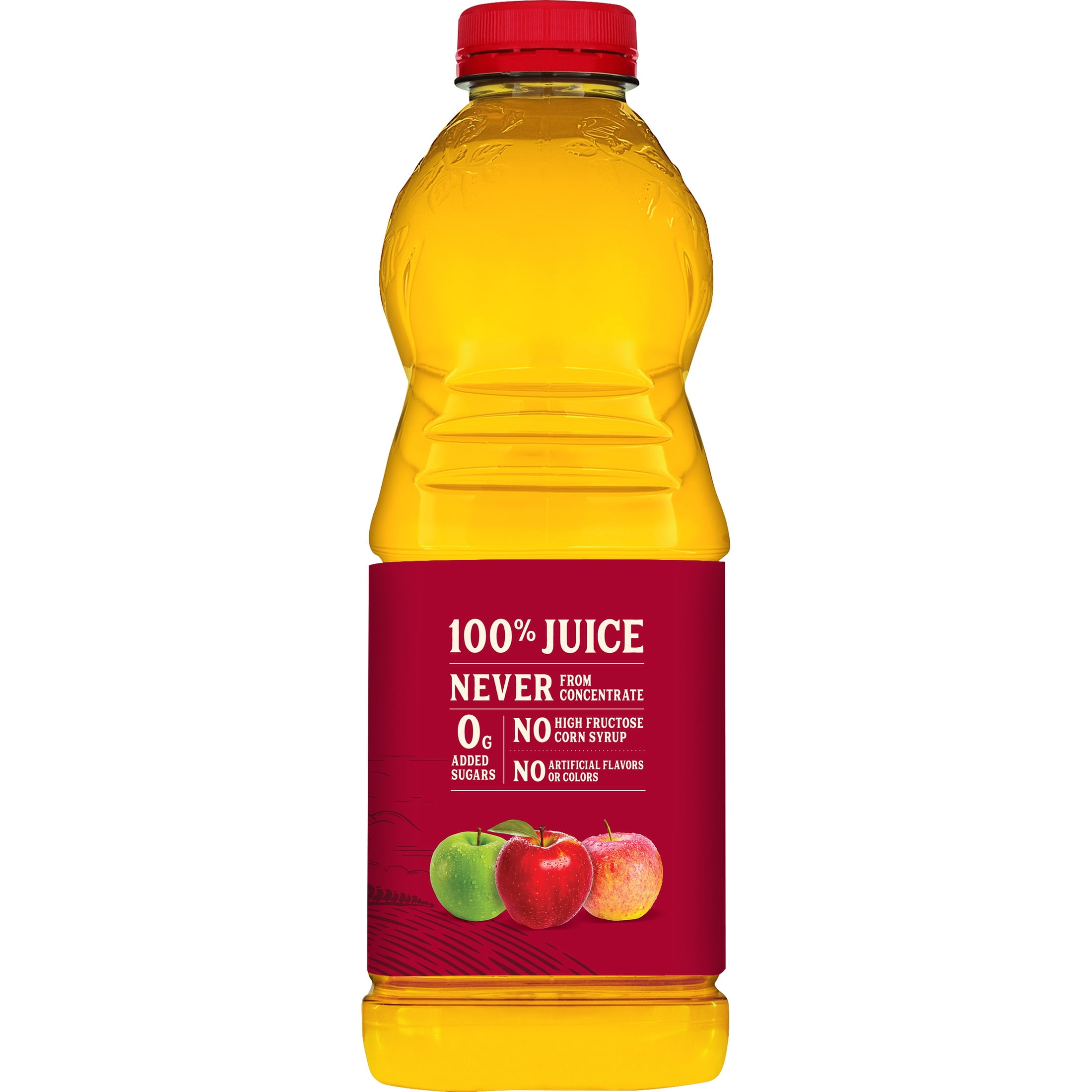 (4 pack) Tree Top 100% Pure Pressed 3 Apple Blend Juice, 64 fl Oz