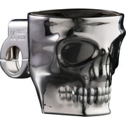 Kruzer Kaddy Skull Flat Black Bar Mounted Cup Holder (1080)