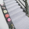 thumbnail image 2 of Efavormart 36" x 50ft White Floral Lace Aisle Runner, 2 of 11