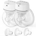 thumbnail image 1 of Bellababy Extractor de Leche Port&aacute;til Manos Libres, Mejorado con Insertos de 17mm, 19mm, 21mm, Extractor de Leche El&eacute;ctrico Port&aacute;til Inal&aacute;mbrico Bajo Ruido,, 1 of 6