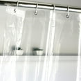 thumbnail image 5 of Cortina de ducha de tejido PEVA antimoho, antibacteriano e hidrófugo con 12 anillas para cortina de baño, 180 x 200 cm Adepaton LN-0328, 5 of 5