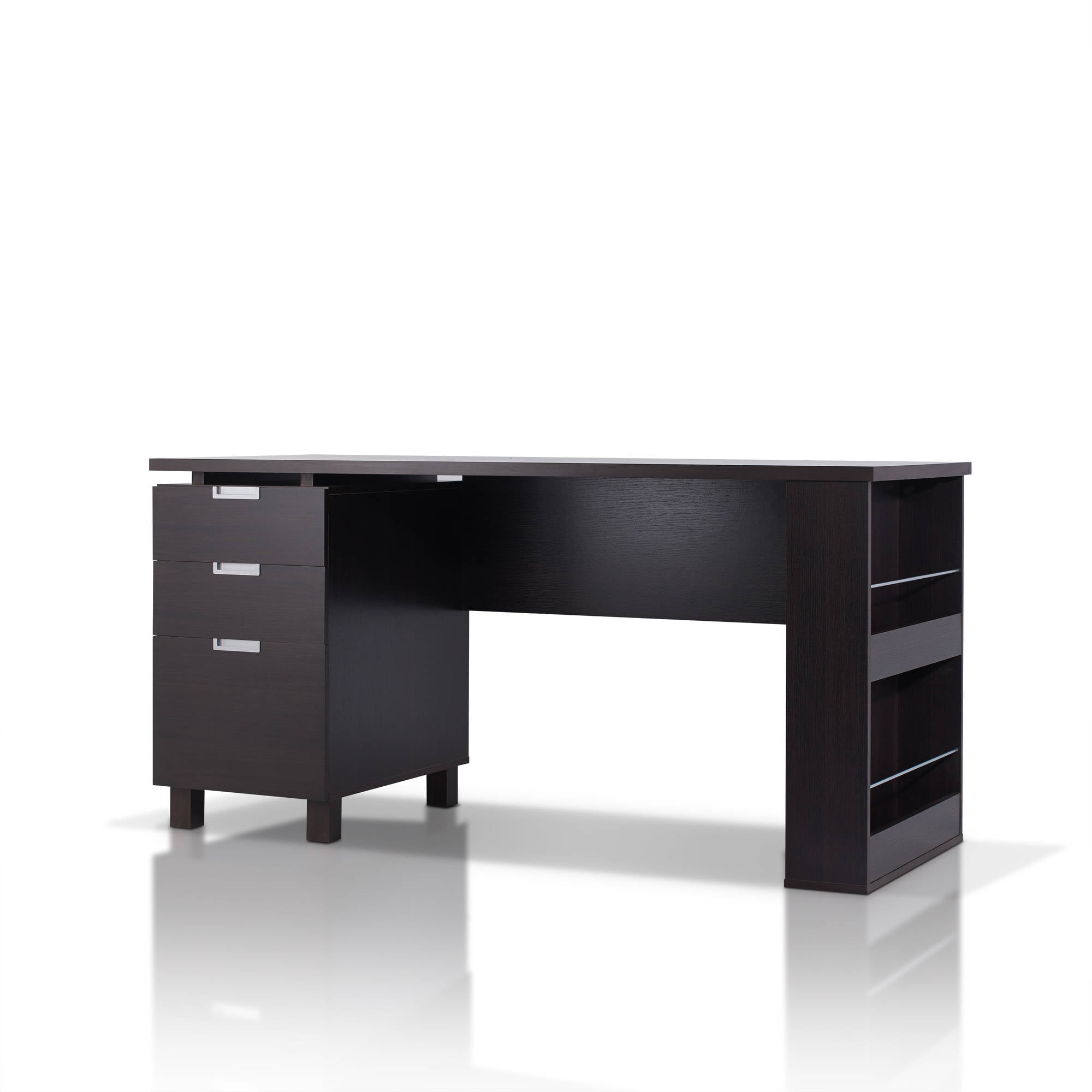 Furniture Of America Minga Modern Office Desk Espresso