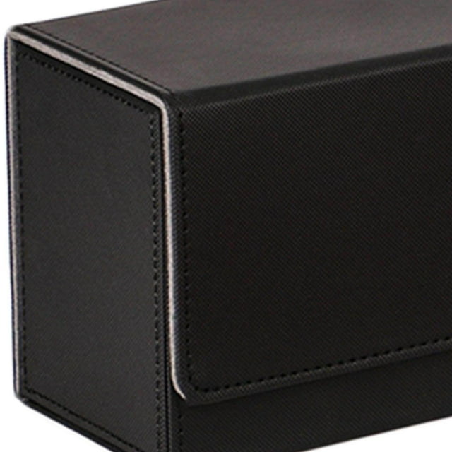 ziyahi Étui pour 400 Cartes + Séparateur - Boîte de Cartes à Collectionner Boîte de deck de Cartes Rangement de Cartes deck de Cartes Boîte de Cartes à Collectionner 310x95x115mm Noir Rouge