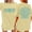 Z71-Yellow, variant on YUEHUA Women’s Multi-Color Seashell Print T-Shirt, Loose Fit Casual Short Sleeve Tee, Beach & Ocean Themed Oversized Top