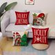 thumbnail image 5 of Funda de almohada con decoración navideña, regalo de Feliz Navidad y Año Nuevo, funda de almohada con enano navideño, funda de cojín para sofá o habitación del hogar, 5 of 5