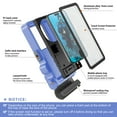 thumbnail image 4 of 10m/33ft Waterproof Universal Snorkeling Phone Case for iPhone 16/15/14/13/12/11 Pro Max/XS/XR/Samsung S25/S24/S23/S22/S21/A Series Support Touch Screen Diving Swimming Surfing Housing(Blue), 4 of 10