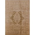thumbnail image 1 of Ahgly Company Machine Washable Indoor Rectangle Industrial Modern Light Brown Area Rugs, 2' x 5', 1 of 7