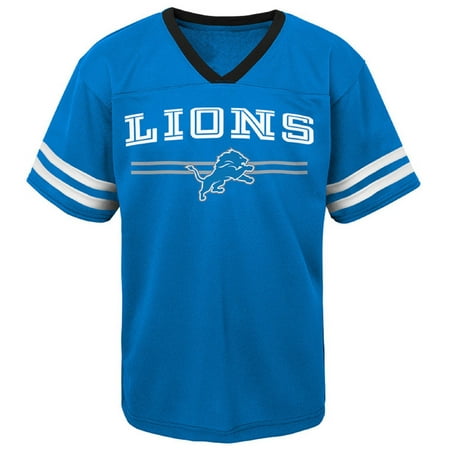 Lions Mesh - Newborn & Infant Blue Detroit Lions Mesh Jersey T-Shirt