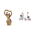 thumbnail image 1 of Figuras de parejas, estatuas, recuerdos, regalos, esculturas para enamorados, adorno para el Día de Valentín, aniversario, novia, familia, escultu, 1 of 8