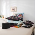 thumbnail image 6 of Homewish Wild Dragon 7-Piece Twin Bedding,Magical Animal Bedding Comforter Set,Gray,Black Reversible, 6 of 8