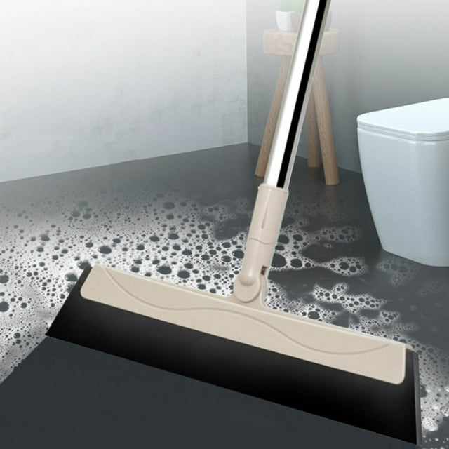 Matoen Raclette de Salle de Bain Multi-Usage Balayage des Cendres Cheveux Antiadhésifs Humides et Secs Salle de Bain