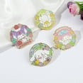 thumbnail image 4 of Sanrio-Pines de solapa serie primavera Kawaii Kuromi My Melody, insignias de Metal esmaltado para accesorios de mochila, broches de Anime de dibujos animados, regalo, 4 of 4