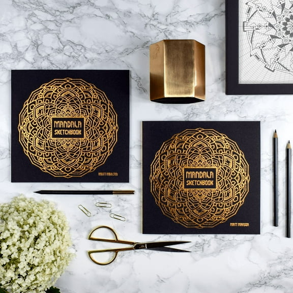 Mandala Sketchbook, a Guided Activity Book to Create your own Designs to Colour, Frame or Share