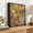Black-16x24", variant on 16x20 Floating Frame For Abstract Canvas Wall Art 5/6" Deep
