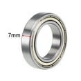 thumbnail image 3 of Uxcell 20mmx32mmx7mm 6804ZZ Double Sealed Z2 Ball Bearings Chrome Steel 10 Pack, 3 of 5