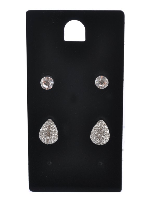 Fashion Earring Silver Plating Duo Stud Earrings