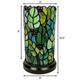 thumbnail image 5 of Amora Lighting  Tiffany Style Leaves & Berries Accent Table Lamp, 5 of 5